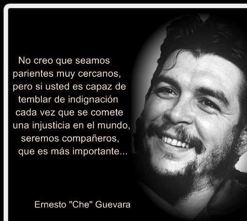 Pues somos compañeros, #Che, y mucho más. #SomosCuba, un pueblo firme y decidido, #SomosContinuidad de tu legado.

#TenemosMemoria #OctubreDeHistoria