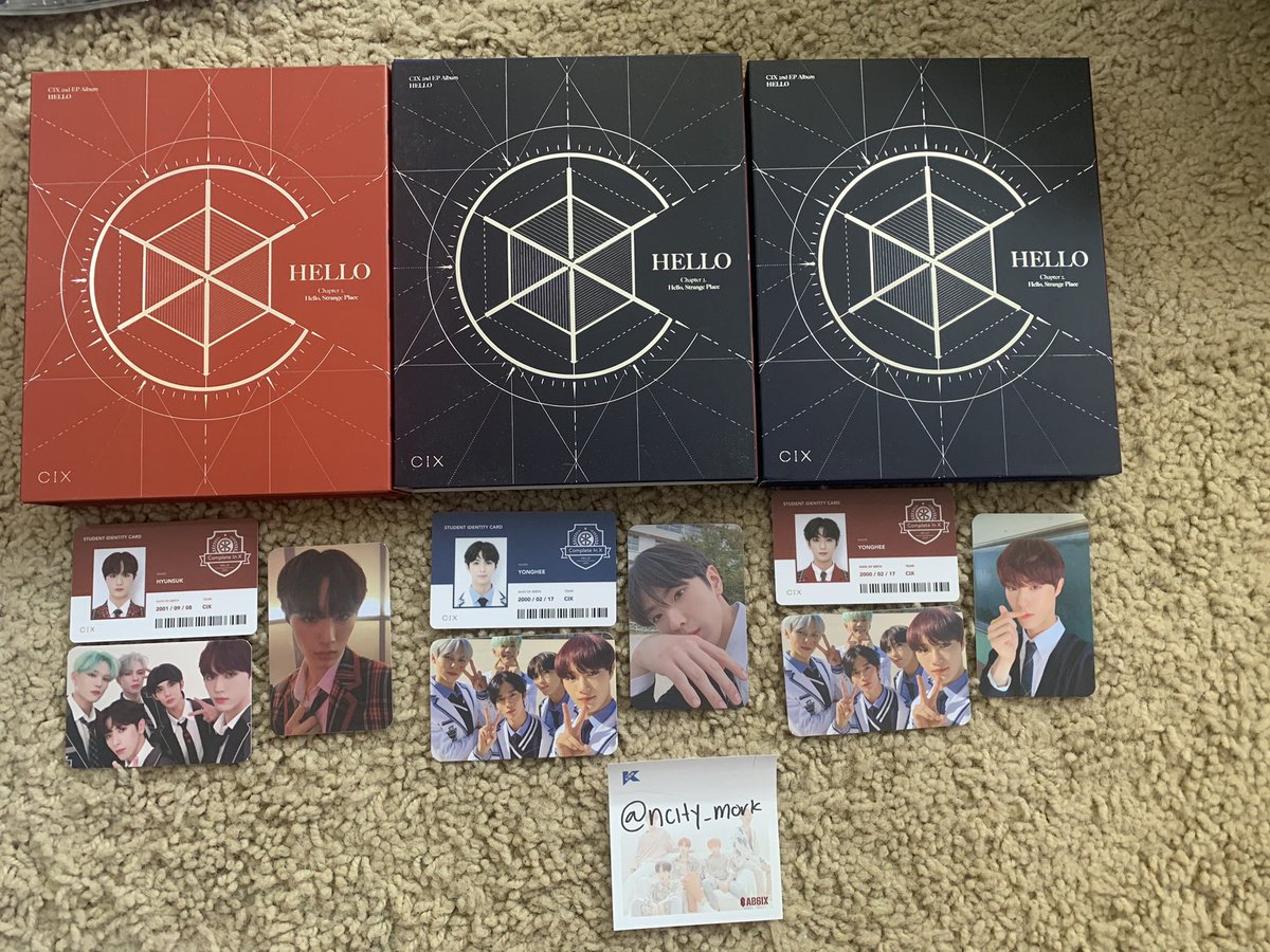 WTS | SELLINGusa onlyCIX Hello Strange Place album dm for more info/price/more picturesavailability at end of thread