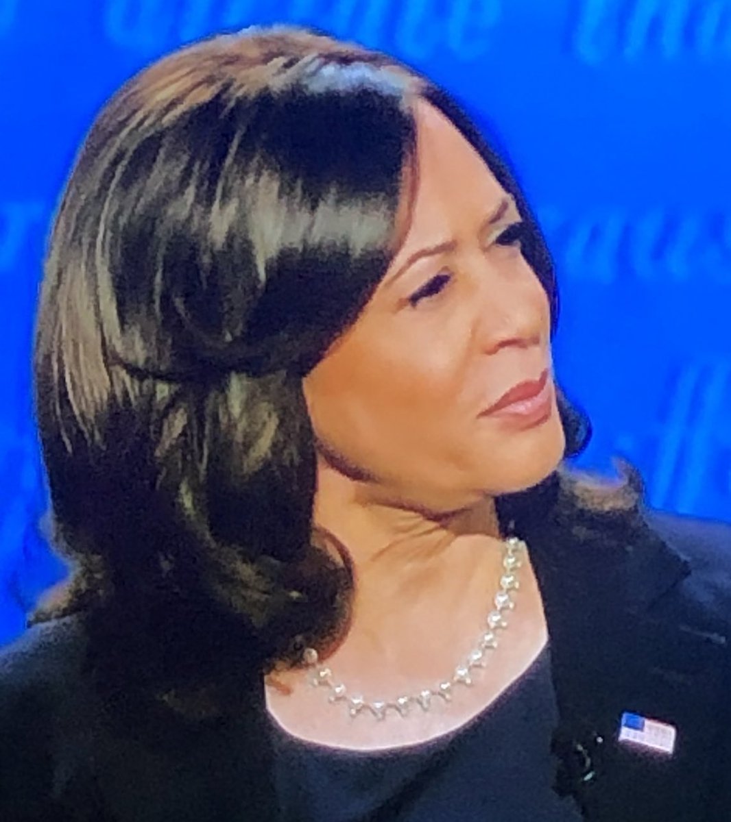 luciianofuoco's tweet photo. “im speaking” 🤣🤣 get em sis 
#VPDebate https://t.co/xa73nshhnw
