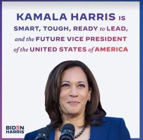 JoeTorsella's tweet photo. Tonight @KamalaHarris has shown she is smart, tough and ready to lead as the future Vice President of the United States! #BidenHarris2020 Make a plan to vote at https://t.co/1qIFIFpMIt to ensure she gets there. https://t.co/oArW9OXroN