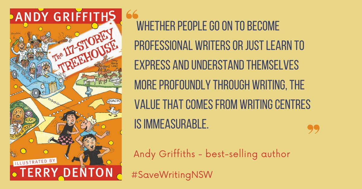 writingNSW's tweet photo. Thanks for the support @AndyGbooks for the support ❤️🙏🏽
#SaveWritingNSW #SupportWriters https://t.co/S4EAIFInZh