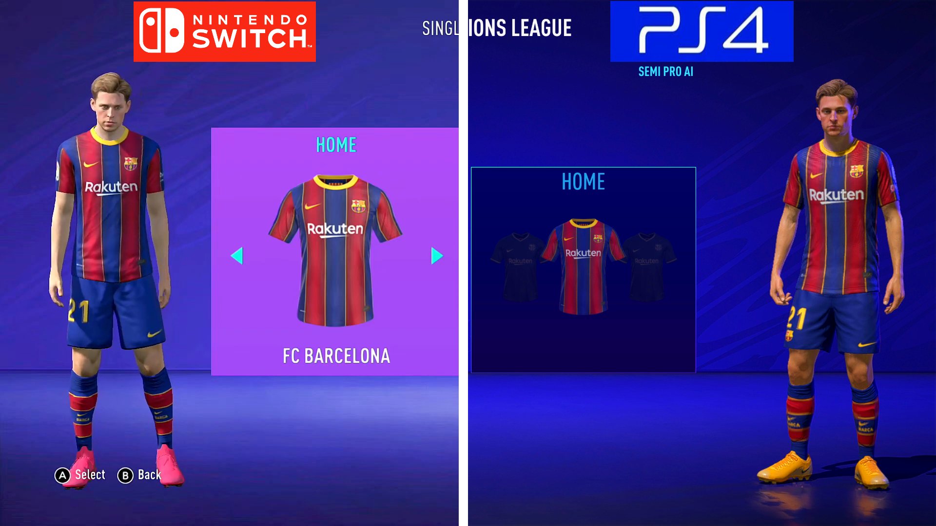Anonymous Gamer on Twitter: "FIFA 21 | Nintendo Switch VS PS4 | Gameplay  Comparison Link: https://t.co/nBZCOhwXW5 : #FIFA21 #FIFA #Switch #PS4  https://t.co/mtxXz6F3rA" / Twitter