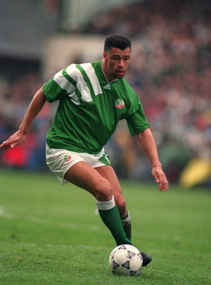 Paul McGrath: McGrath was born in London to an Irish mother and Nigerian father but grew up in Dublin. He played at Euro '88 and two World Cups, winning 83 caps from 1985-1997. One of Ireland's greatest ever, he was the first black man to captain his country, doing so four times.