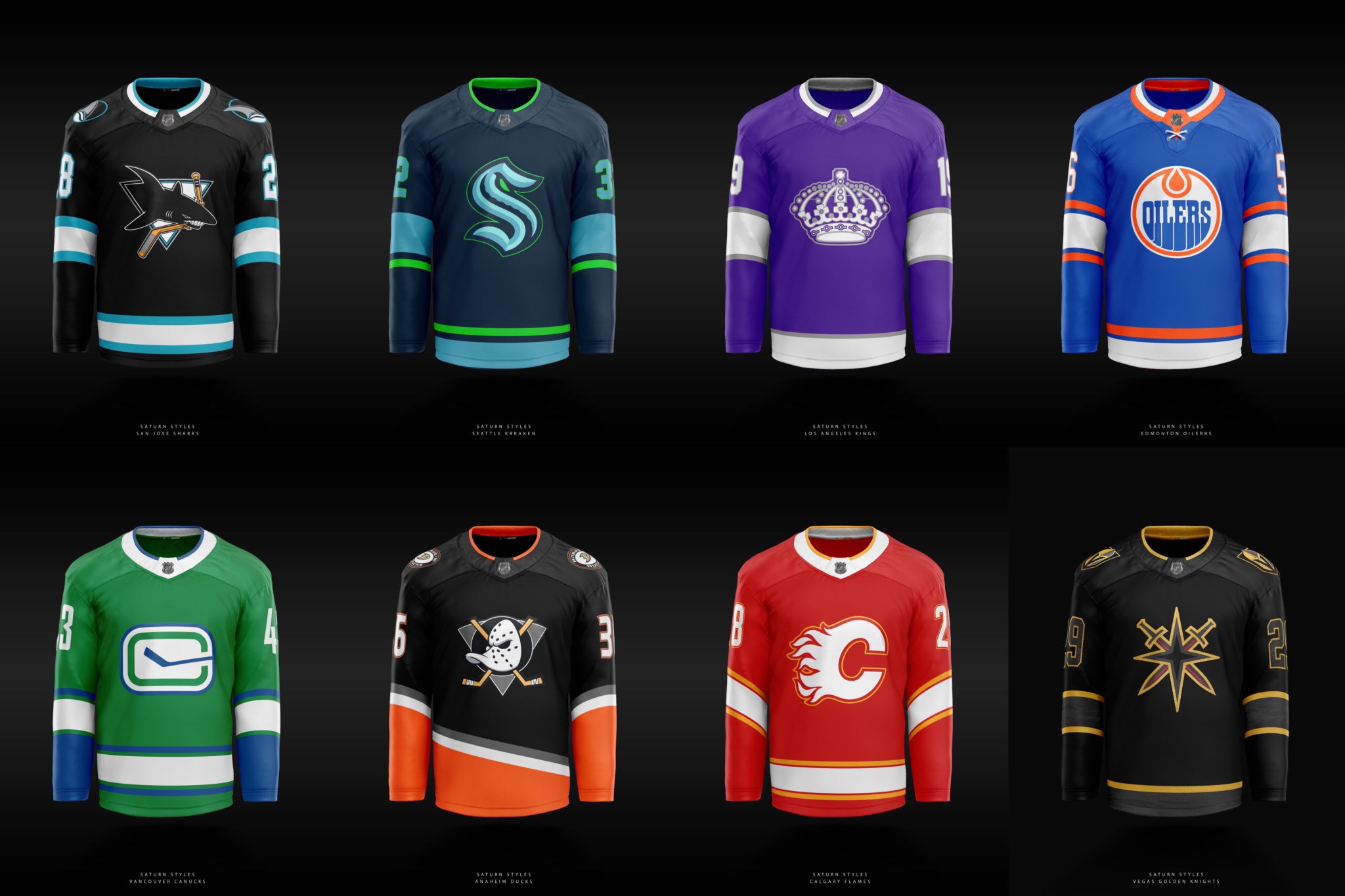 Reacting to NHL Jersey Concepts! (Designs by Saturn Styles) 