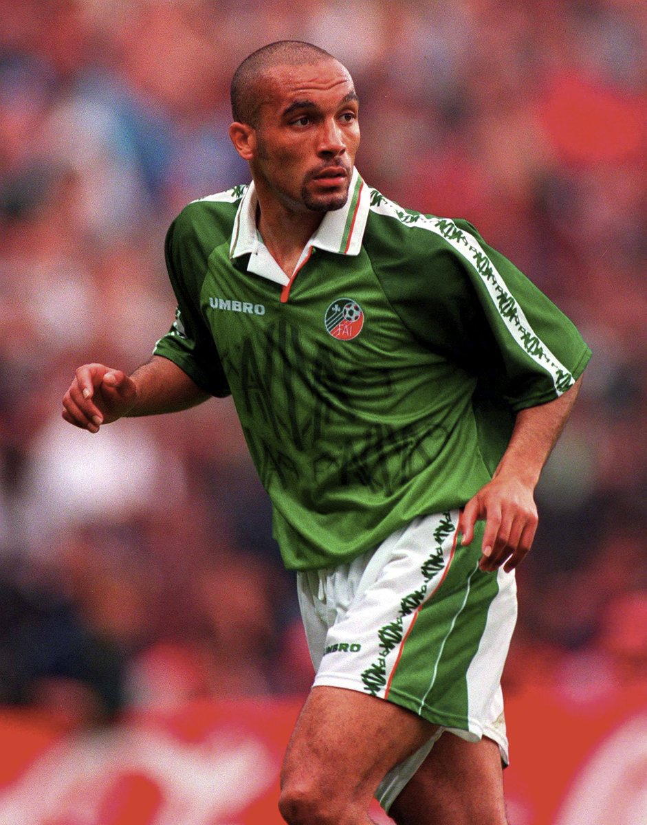 Curtis Fleming: Born in Manchester to a Jamaican father and Irish mother, Fleming was raised in Dublin from the age of a few months. A right-back, he won ten senior caps between 1996-1998, even postponing his wedding in Las Vegas and missing his daughter's birth to join squads.