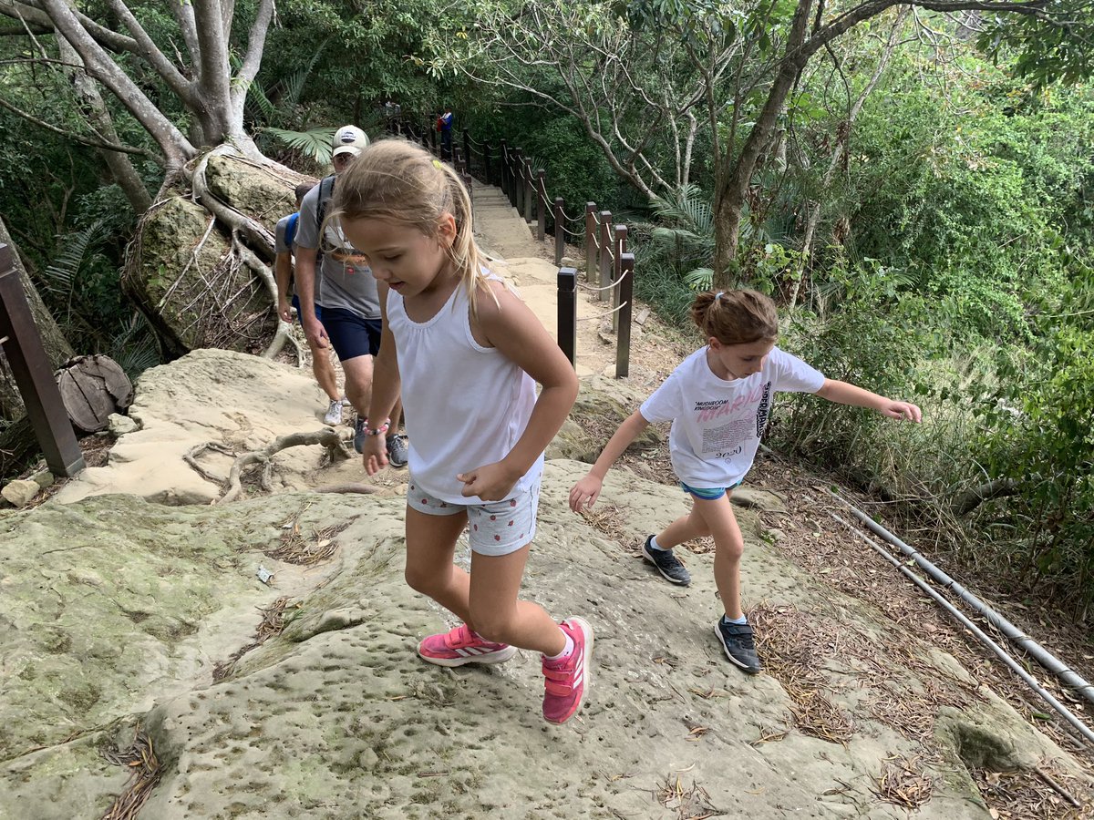 RunnerinTaiwan's tweet photo. Finally took the kids on a hike in #Dakeng. Good times! https://t.co/oR9jlm5jp0