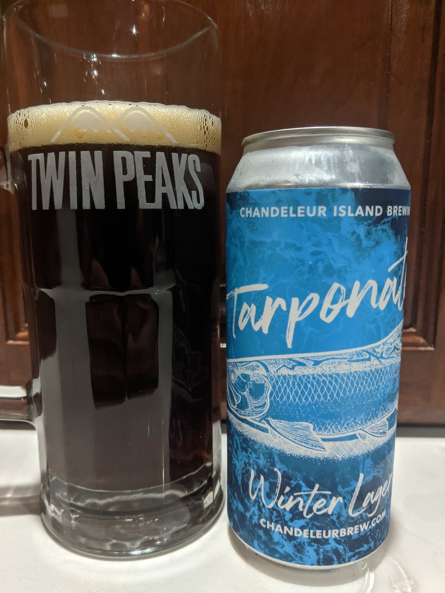 Delicious winter Lager from <a href="/ChandeleurBrew/">Chandeleur Brewing</a> #CraftBeer