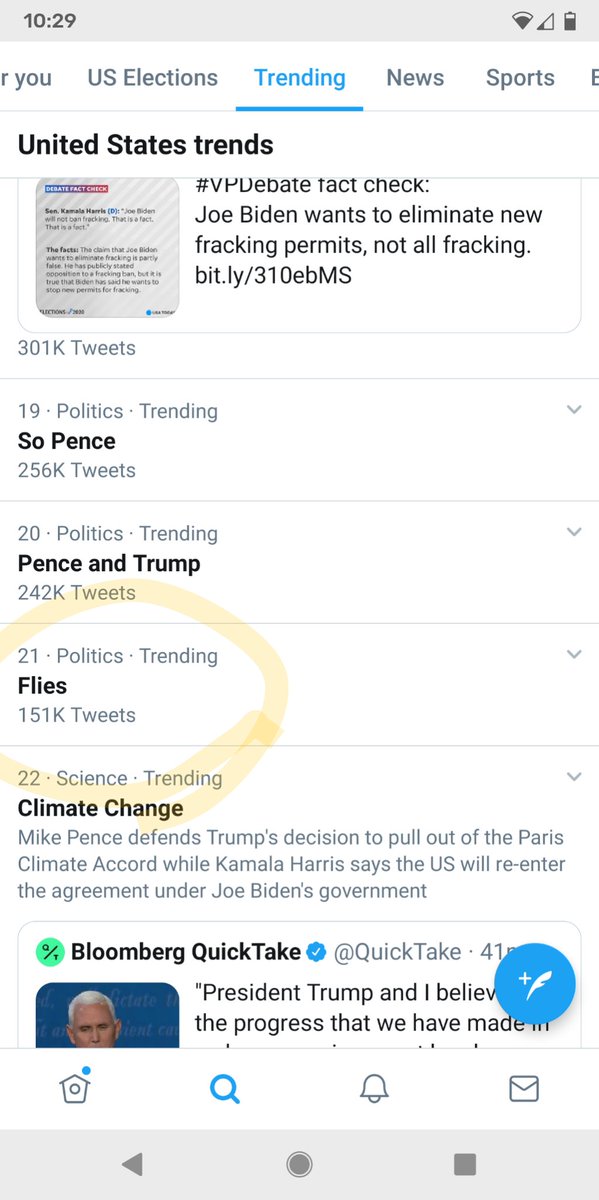 It's trending! #fly #VPDebate