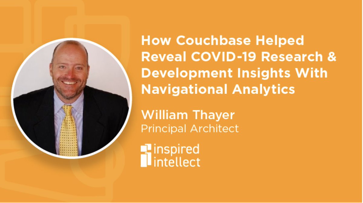 couchbase's tweet photo. At #CBConnect ONLINE, learn how @i_intellect loaded #data into #Couchbase and built a navigational #analytic dashboard to help #healthcare workers find best practices for treatment, pharmaceutical companies find relevant research, and more. https://t.co/5AZeTdZPZV https://t.co/bmHlaUAEGA
