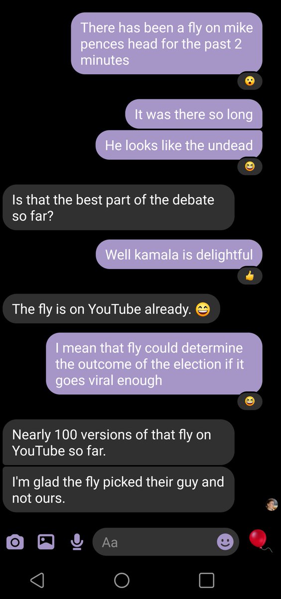 DocsProfessor's tweet image. #TheFly #PenceTheUndead #Debates2020