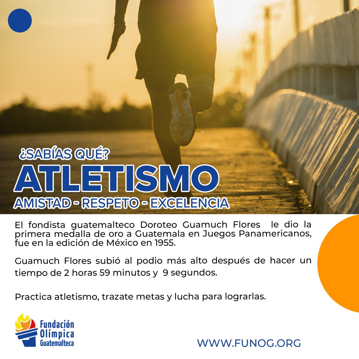 FUNOG_'s tweet photo. El Atletismo le ha dado muchos triunfos a nuestro país, hoy te compartimos uno de ellos.

Practica deporte, establece metas y ve tras la conquista de tus objetivos.

#Funog
#Deporte
#Atletismo https://t.co/wjIsUGkRB5