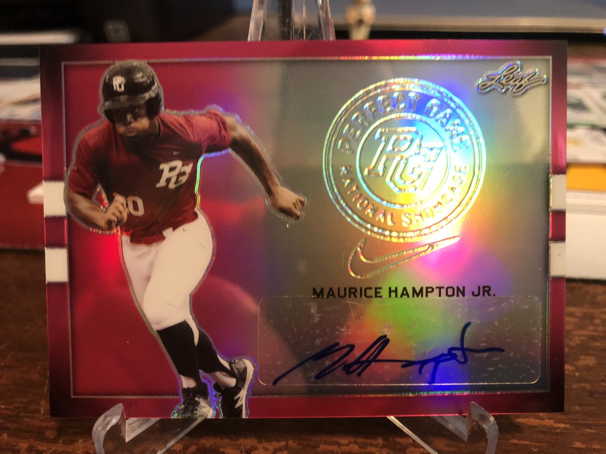 2018 Perfect Game Rundown - ThreadCard #1 - Maurice Hampton Jr - LSU - also a safety on the football team  @GundersonNathan - 1/10