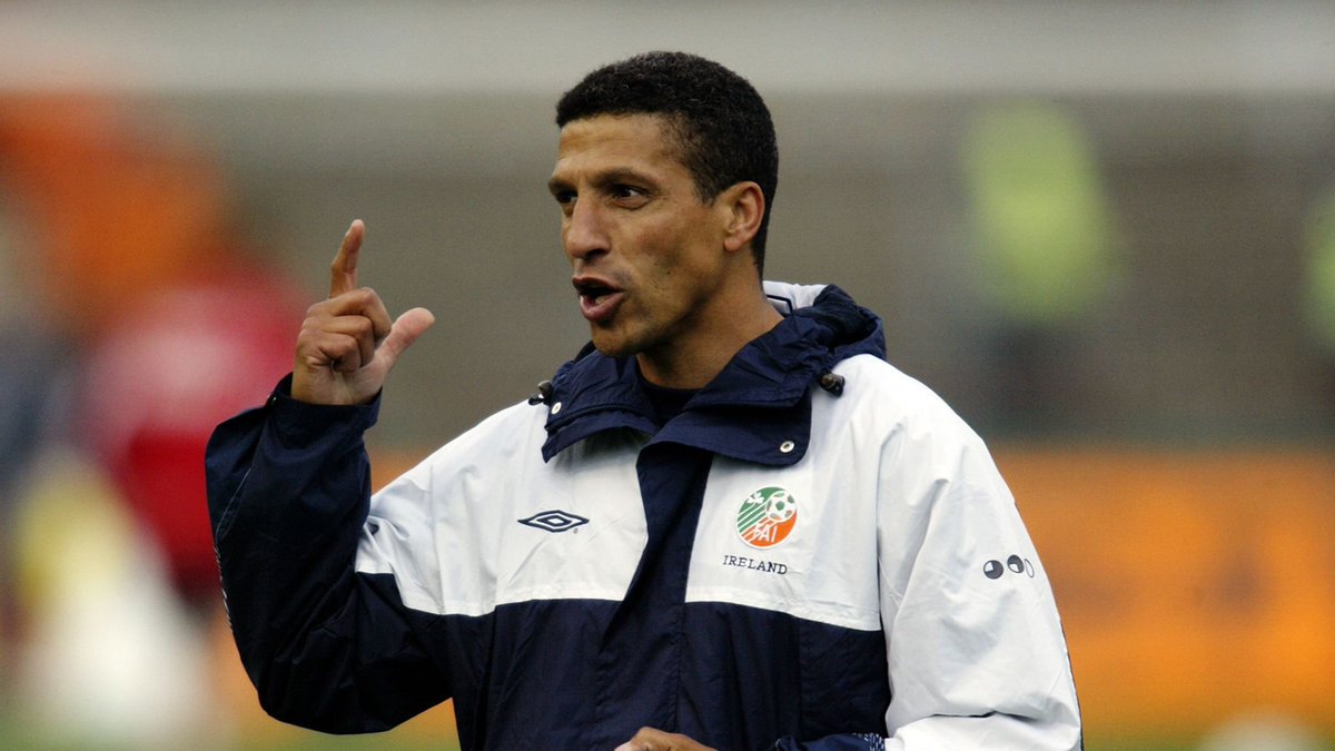 Chris Hughton: Hughton won 53 caps for Ireland between 1979 and 1991, including at Euro '88. He was also in the World Cup '90 squad. Born in Essex to an Irish mother and a Ghanaian father, he was Ireland's first ever black player and served as assistant manager from 2003 to 2005.