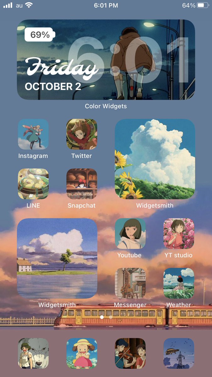 Sanaya 参考用ホーム画面載せておきます Ios14 Homescreen Ghibli ジブリ ホーム画面 Sanaya 参考用ホーム画面載せておきます Ios14 Homescreen Ghibli ジブリ ホーム画面