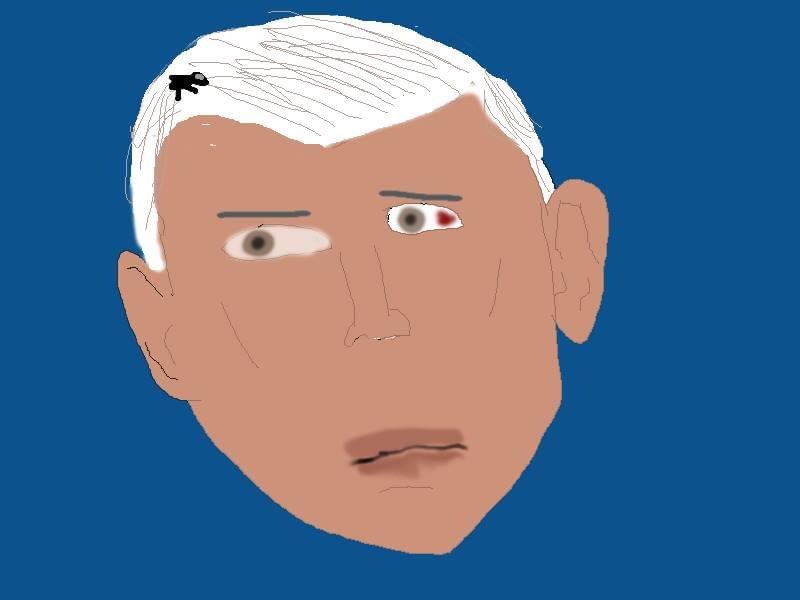 TreMetal's tweet image. Mike Pence vs Kamala Harris Debate recap tonight. The fly and the eye. I’m an excellent artist. #VicePresidentialDebate  #flygate #thefly