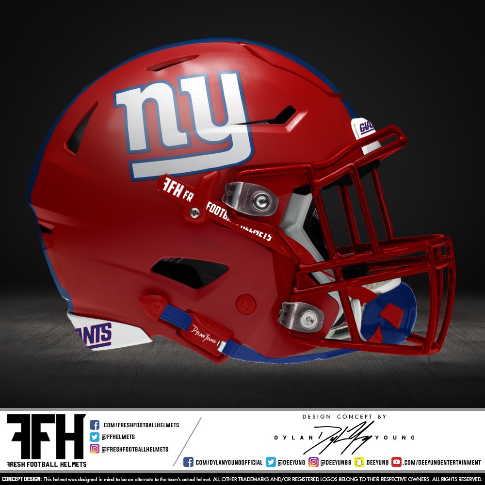 new york giants concept helmet