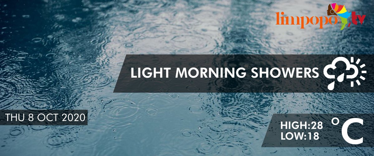 [#WeatherUpdate] Expect a couple of morning showers, otherwise there will be intervals of clouds and sunshine. So, a jersey will sill come in very handy.