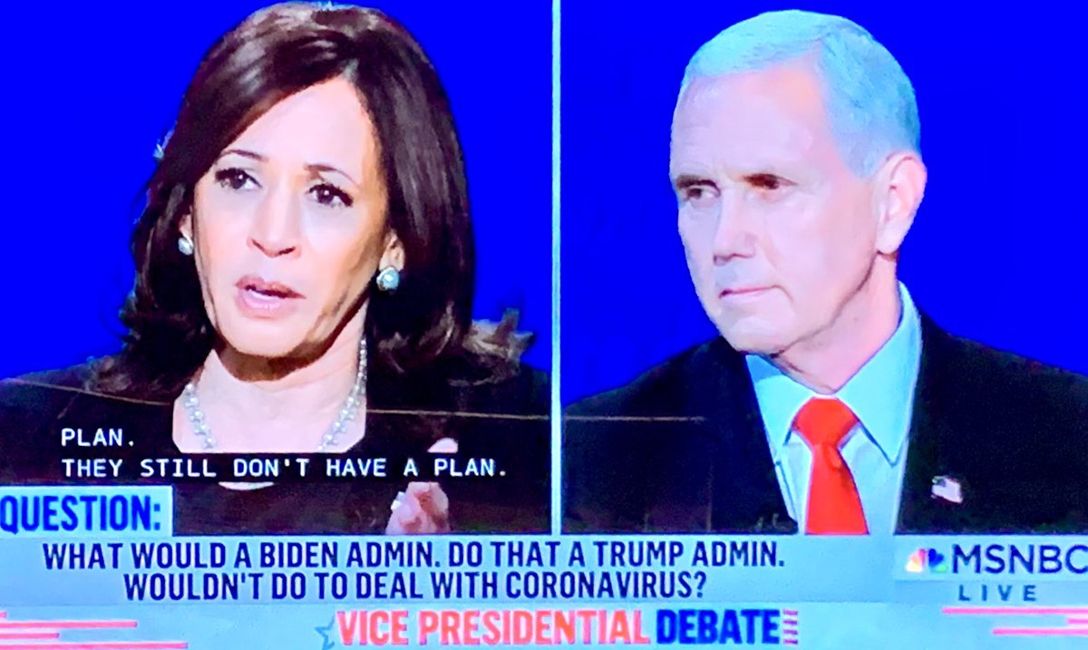 jeanquan's tweet photo. Does #GOP #debateschool train them to:
โน๏ธ#Interrupt & #speakover opponents
โน๏ธ#Condescend to #women
โน๏ธ#Ignore tough questions #timelimits
Pence didnโt help w/ #womenvoters. Could feel #sisters everywhere nod when #KamalaHarris said #DontLectureMe
#Donate #Volunteer #JoeBiden.com https://t.co/6gZoROSzu8