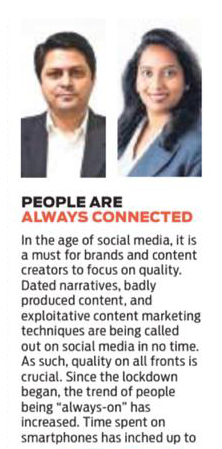 WhiteCloudBrand's tweet photo. @NewIndianXpress spoke to our Founders, Abhishek Saxena &amp; Shireen Sultana on the present state &amp; future of #Digital #content in a post #COVID19 world.

#branding

Thank you, @tamannamehdi for reaching out! https://t.co/G5URnFmEdu