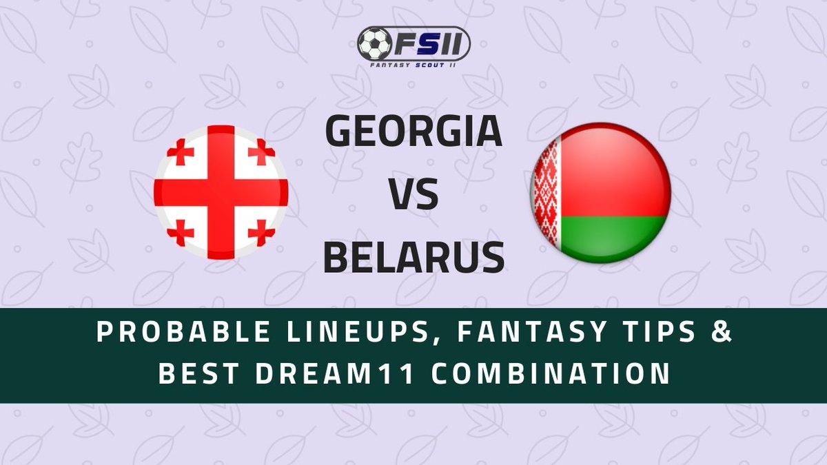 FantasyScout_11's tweet photo. HUGE Match Tonight (Not really)

European Qualifier Preview:

GEO vs BLR | Georgia vs Belarus | European Qualifiers: Best Dream11 Combination, Probable Lineups, Team News &amp; Fantasy Tips

#GEOBLR #GeorgiaBelarus #EURO2020 #Dream11 #FS11 

https://t.co/LgCzYe57yv https://t.co/h1Czy1FjJt