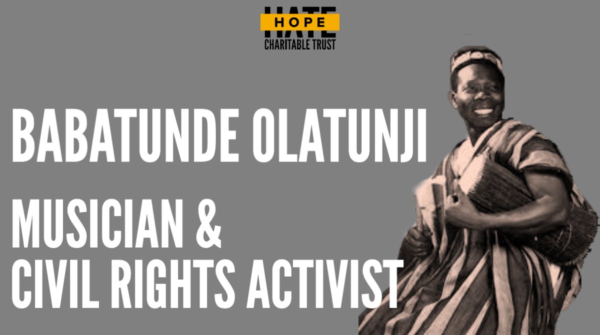 DAY 8: FROM LAGOS TO THE WORLDWe always talk about the Civil Rights movement as if it was solely an American movement but one thing that’s neglected is the role of international actors in campaigning for equal rights. One of these individuals was Babatunde Olatunji.