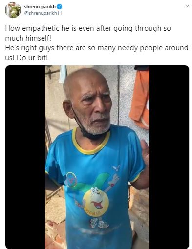 After a video featuring the teary-eyed owners of #BabaKaDhaba in #MalviyaNagar went viral and the eatery witnessed large crowds after that, <a href="/shrenuparikh11/">shrenu parikh</a> took to social media to urge everyone to help the needy around us. #SupportLocal #PowerOfSocialMedia
