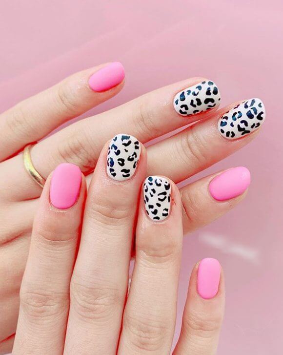 Pink and Hopey nails