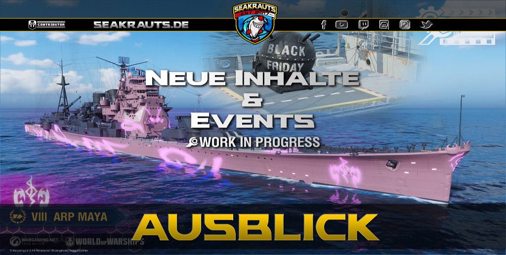 youtu.be/mYBAbNolLWA Neue Eventdetails für WoWs!
Viel Spass!
#wows #worldofwarships #wargaming #seakrauts #gameplay #gaming #update #workinprogress #ausblick #vorschau #blackfriday #bluesteel #arpeggio #GermanMediaRT #StreamAcademy