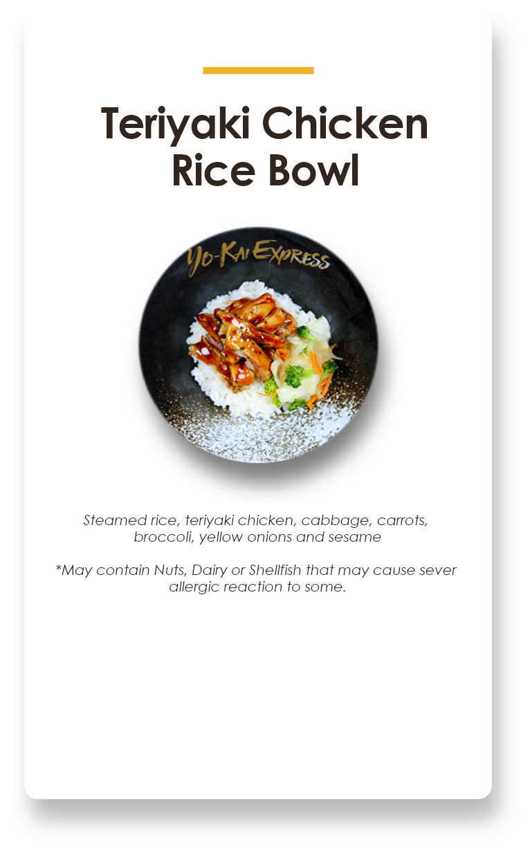 Rice Bowl Express Menu