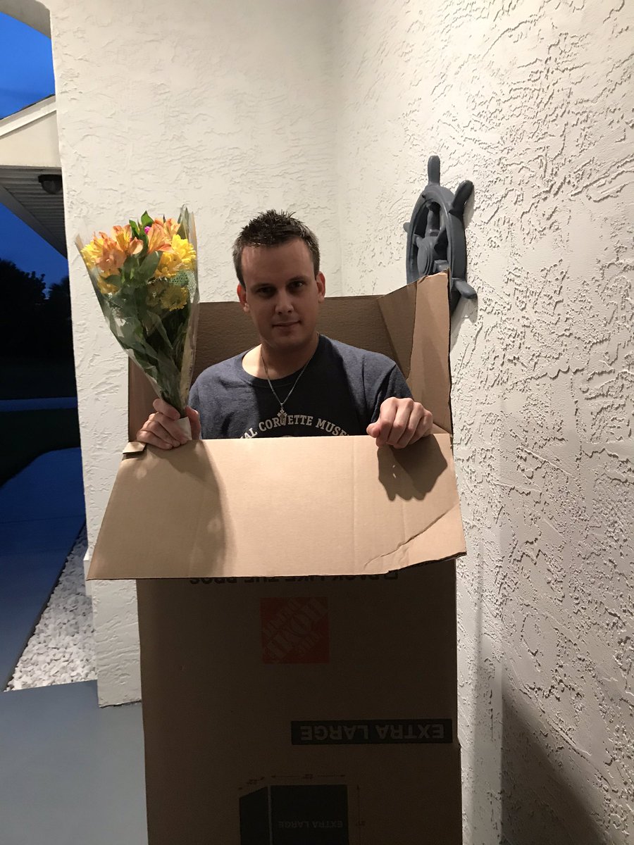 This was no ordinary Amazon delivery! My son, David, putting the happy and surprise in my birthday! Feeling loved and so Blessed! 😁💕