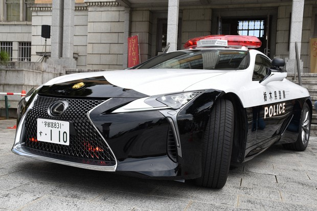 New Luxury (Lexus) Patrol Car for traffic control in Japan. I guess that's one way to stimulate the domestic economy.