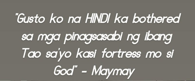 The fact that Maymay said that she is so proud of him as a son of God speaks a lot! She even said that he is the MOST LOYAL friend & that she's always been praying & will always be praying for him. That alone is enough proof that their accusations were all wrong. #MayWard