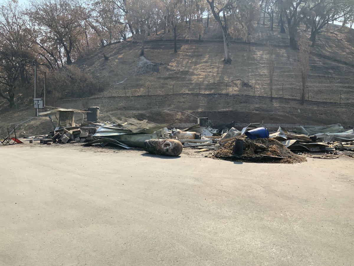 Ready to clear rubble and Behin rebuild but debris permits not yet available in #NapaCounty, still waiting for state guidelines. Frustrated survivor of August lightning fire: “we don’t want to look at this every day, we need to move on” 10:45 #KTVU