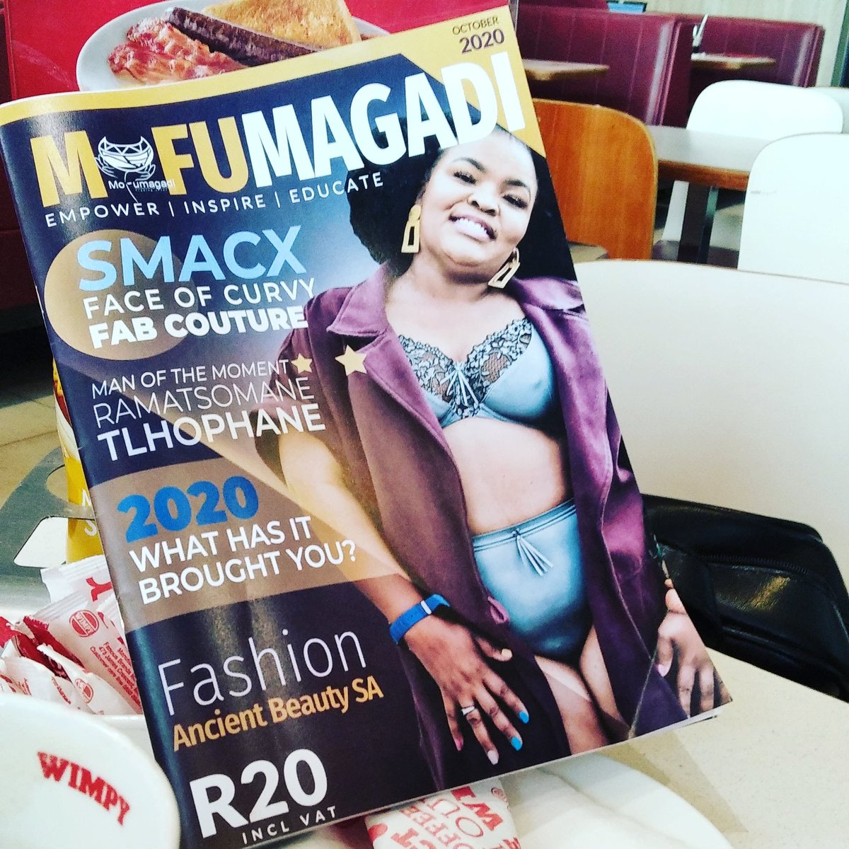 SmacxMoeketsi's tweet photo. Guys😁, the magazine is out and available 💃💃for only 20 bux🤞🤞Now, if you want a special copy from me, let me know😉

Those who don't know,👇👇 I made it🙏💃💃I am on a cover of a magazine 👇and I would appreciate your support..Soon we will be distributing to local businesses https://t.co/46xuBsUF5p