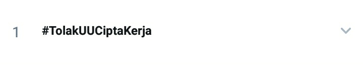 tenthelee's tweet photo. Udah jadi trending no 1. Ayok lah gas lagi #TolakUUCiptaKerja
#TolakOmnibusLaw https://t.co/4Jwct86Doo