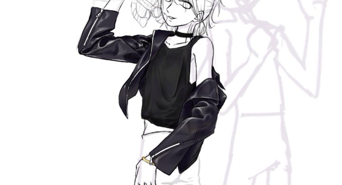 レザージャケットのtwitterイラスト検索結果