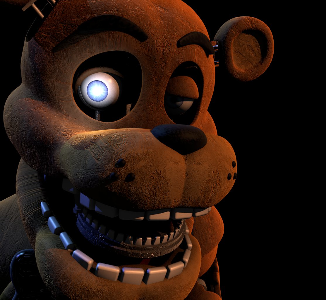 Stylized Withered Freddy jumpscare animation : r/fivenightsatfreddys