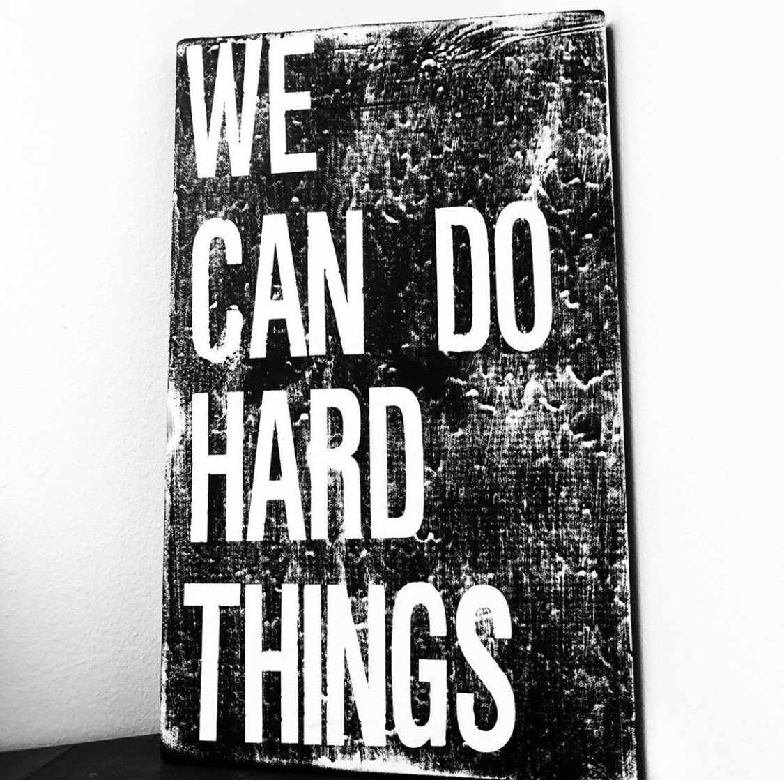 “We can do hard things” when we...

- stick together
- have a clear plan
- communicate
- learn from our past
- are kind to each other
- care                
                                              #exhibitsnw #teamawesome #wecandohardthings