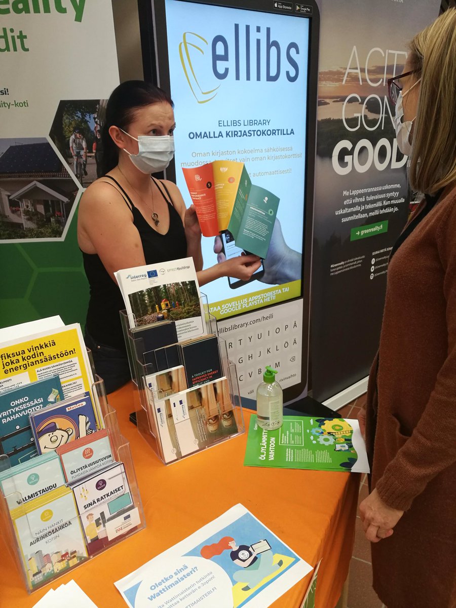 EFFECT4buildings toolbox has been strongly visible and promoted during energy saving week. On 6 October promotion session took place at Lappeenranta city library including lively discussions with local citizens. Safety issues were taken into consideration due to Covid19 pandemic.