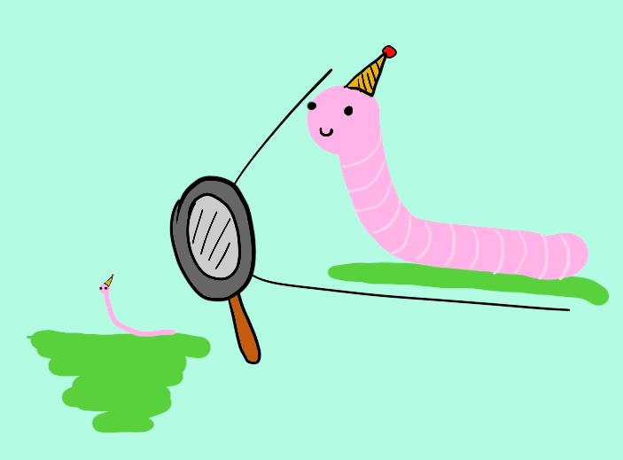 Day 7: Invertebrate;Needed something quick and happy and what is happier than worm in a party hat