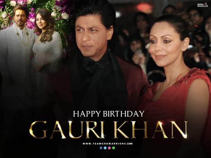    Happy Birthday Gauri Khan Ji        