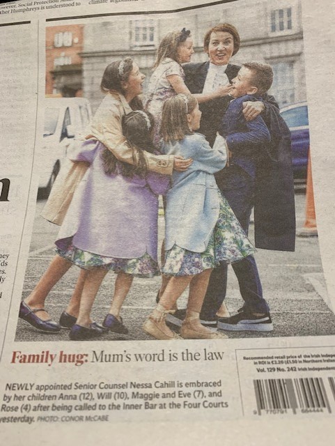 Gorgeous family photo on Indo front page today