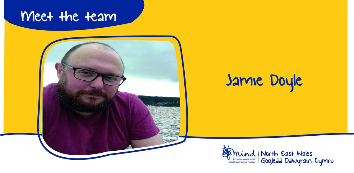 NEWalesMind's tweet photo. Hi, I’m Jamie and I’m a Community Wellbeing Coordinator for #NorthEastWales Mind👋.
I'm part of the team at the Flint Wellbeing Hub, providing a listening ear & advice at #FlintLibrary. I also host the popular online Reading Group, which takes place on a Friday at 1.30pm📚. https://t.co/yOiI6z08fF