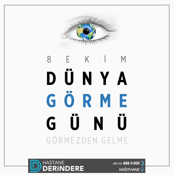 Dünyayı sağlıkla görebilmek için düzenli olarak göz kontrollerinizi yaptırın. Oluşabilecek tüm hastalıkların erkenden önüne geçin. 
#dünyagörmegünü #gözsağlığı #gözhastalıkları #hastanederindere