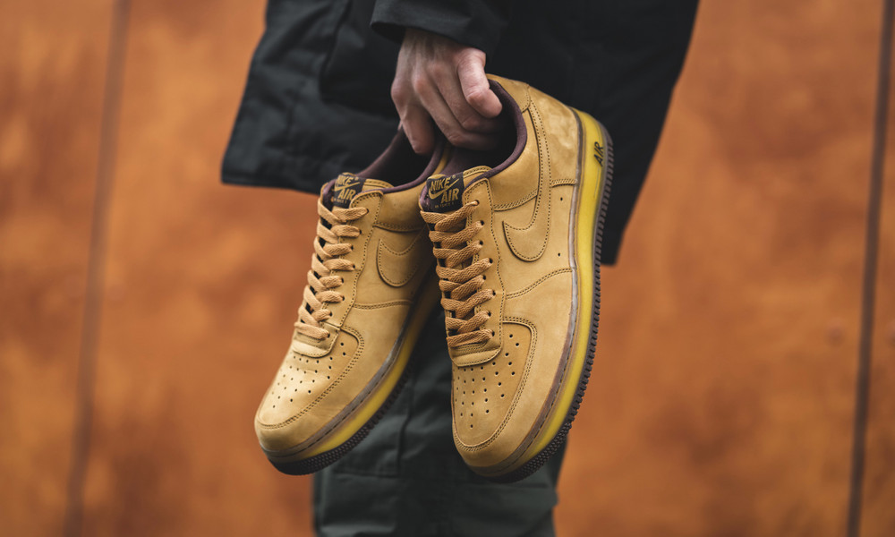 air force 1 wheat low on feet