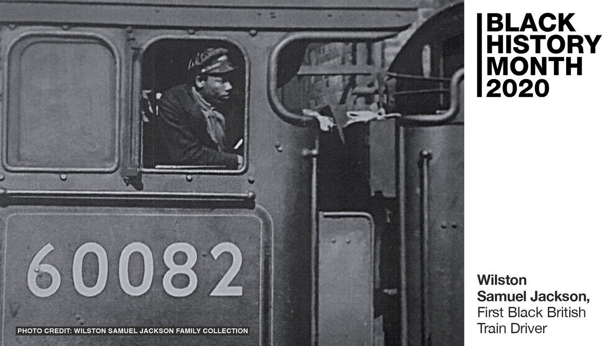 Wilston Samuel Jackson was Britain’s first black train driver.

From 1962 Wilston drove steam and diesel trains including The Mallard, The Elizabethan and The Flying Scotsman. 🚂

Read more about Wilston’s life 👉wilstonsamueljackson.co.uk #BlackHistoryMonth #OurHistoryOurHeroes