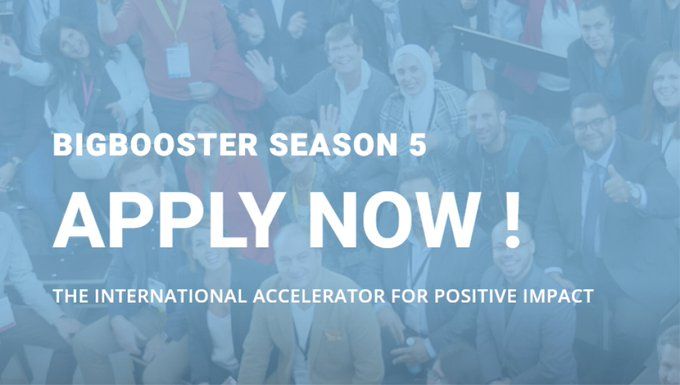 Last day to #apply! 
<a href="/BigBoosterOrg/">BigBooster</a>, a partner of THE NEXT SOCIETY, is looking for innovative #startups to connect them with innovative ecosystems during booster camps and learning expeditions in #Europe and the #USA buff.ly/2SB8zmA
<a href="/DiafrikInvest/">DiafrikInvest</a> <a href="/Anima_Network/">ANIMA Invest Network</a>