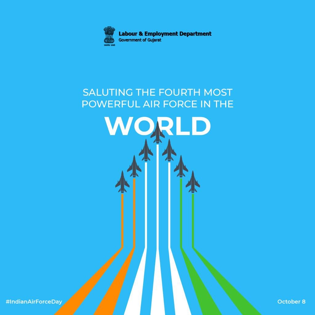 Saluting the 4th most powerful airforce in the world...

#AirForceDay #MahatmaGandhiLabourInstitute #MGLI #WeSalute #IndianAirForce #JaiHind