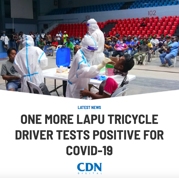 Cdn Digital Cdntopstories The Tricycle Driver Who Tested Positive Was Already Brought To The City S Isolation Facility At The Lapu Lapu City College In Barangay Gun Ob Read More T Co 9i9larkcpu Cdndigital T Co Xi5gi2iofq Cdn Digital Cdntopstories The Tricycle Driver Who Tested Positive Was Already Brought To The City S Isolation Facility At The Lapu Lapu City College In Barangay Gun Ob Read More T Co 9i9larkcpu Cdndigital T Co Xi5gi2iofq