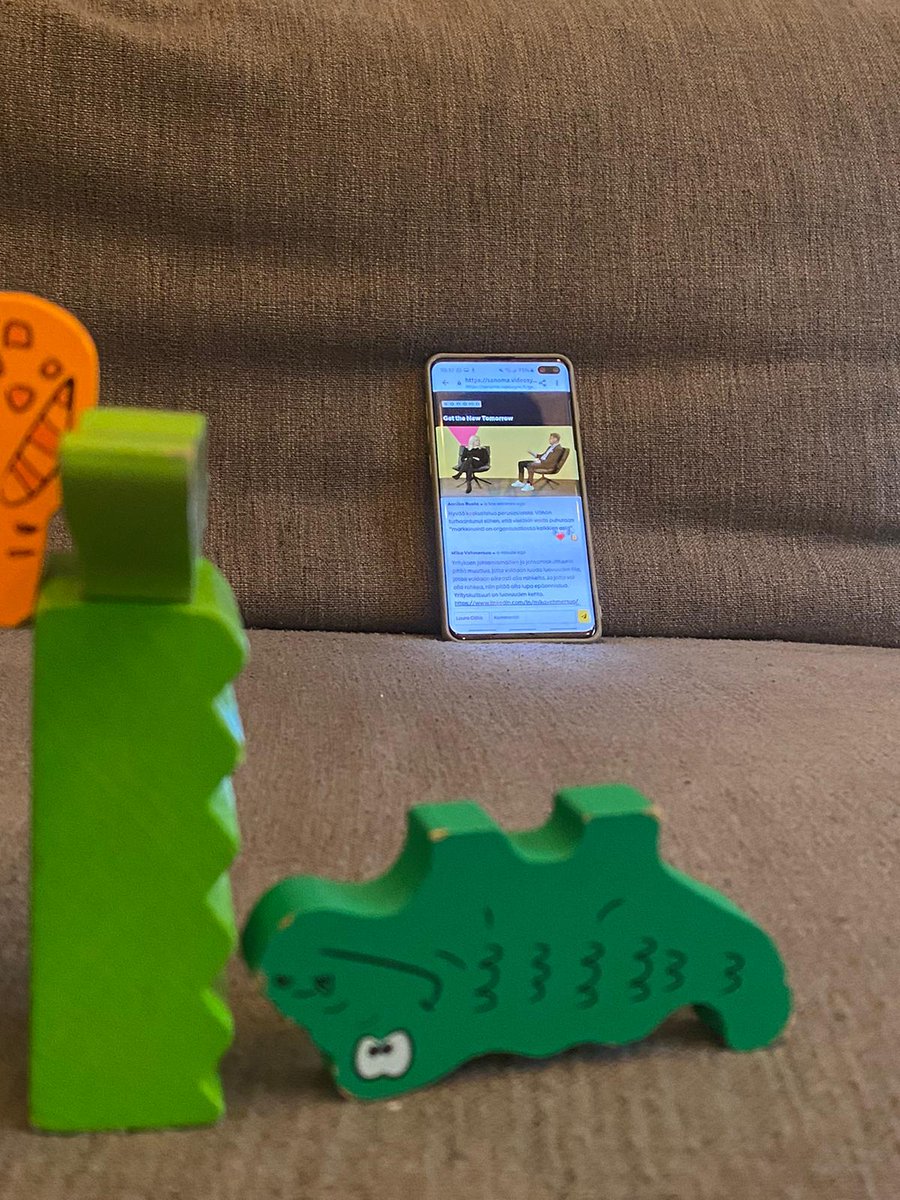 Tänä aamuna leikkejä ja #gettomorrow.  #ainatuleesanomista